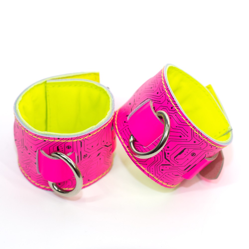 Pink Cyber Cuffs - Sample Sale