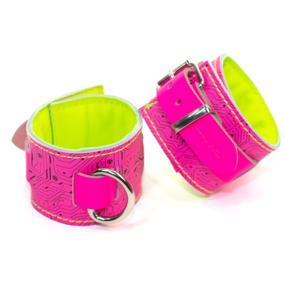 Pink Cyber Cuffs - Sample Sale