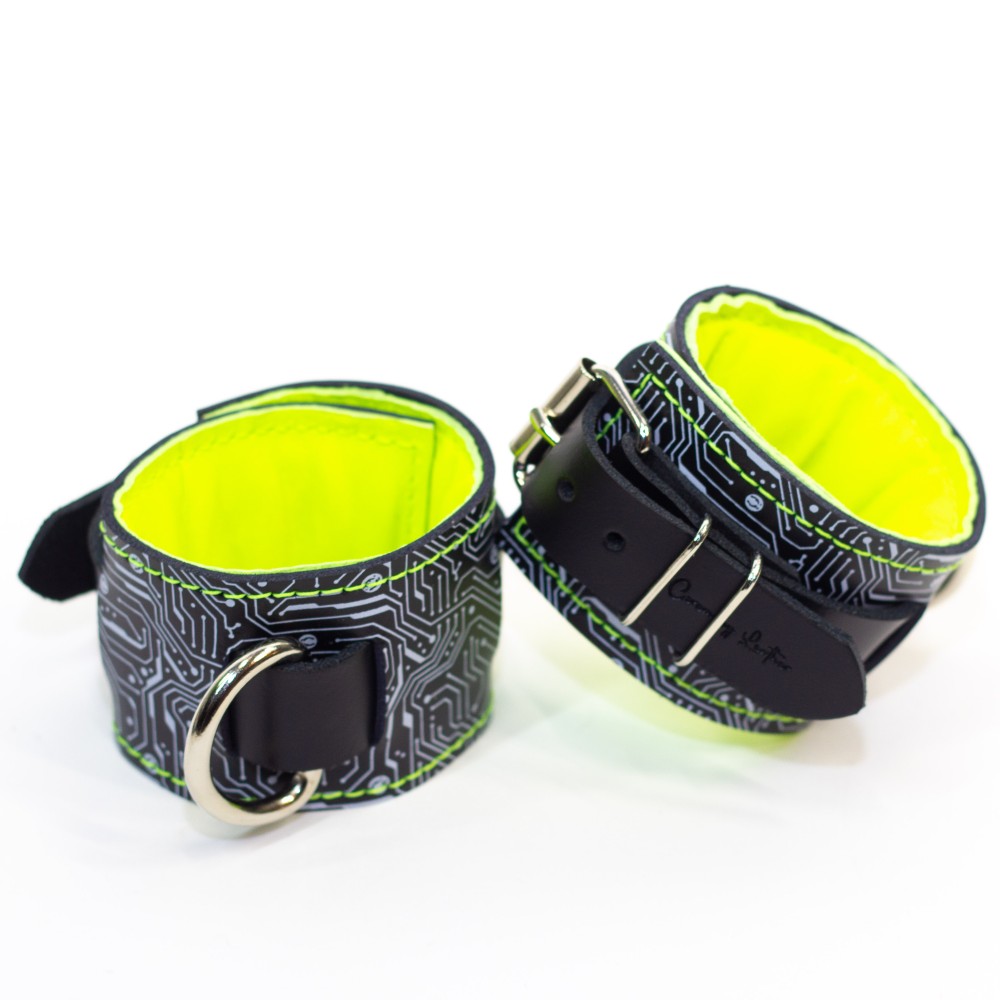 Black Cyber Cuffs - Sample Sale