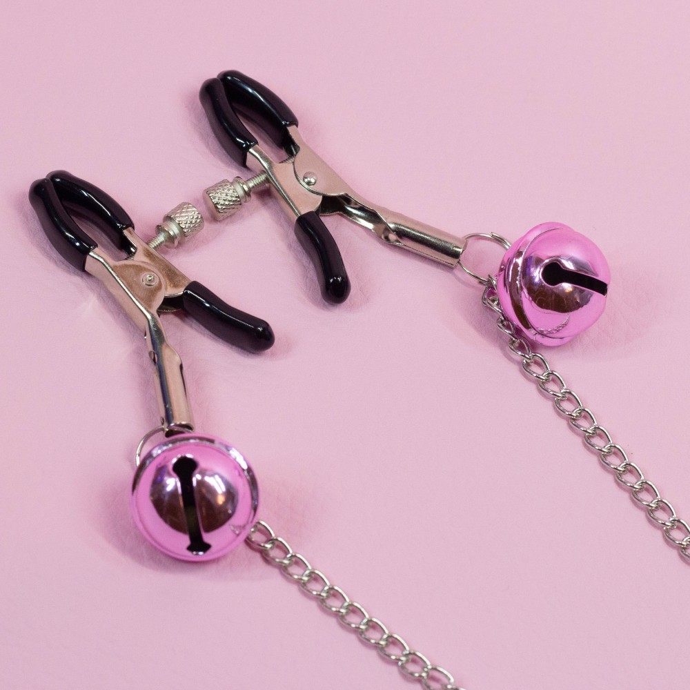 Nipple Clamps with Jingle Bells - Choose Colour!