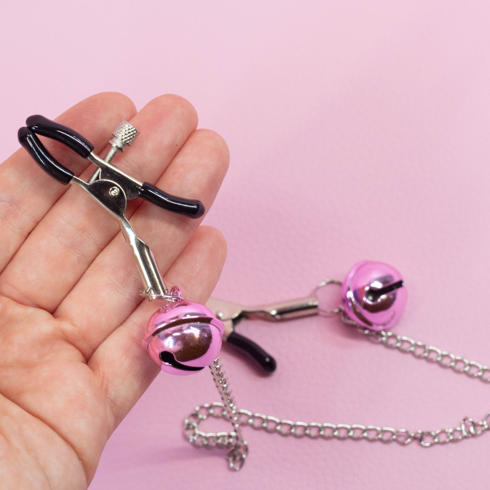 Nipple Clamps with Jingle Bells - Choose Colour!