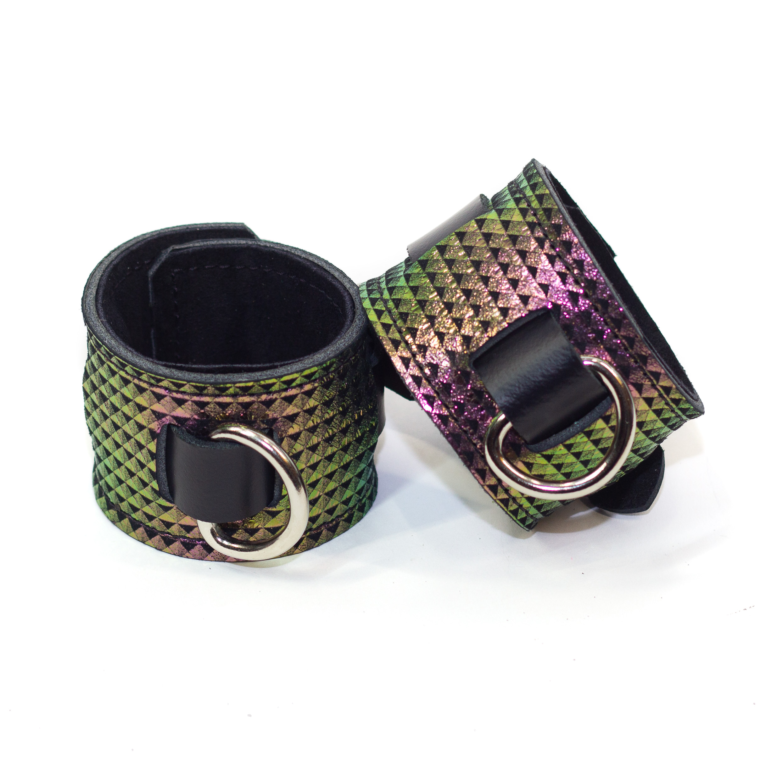 Lined Iridescent Cuffs